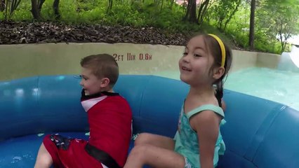 BLIZZARD BEACH WATERPARK HUGE SLIDE FAMILY FUN VACATION Haileys 5th Birthday Party Surprise Present