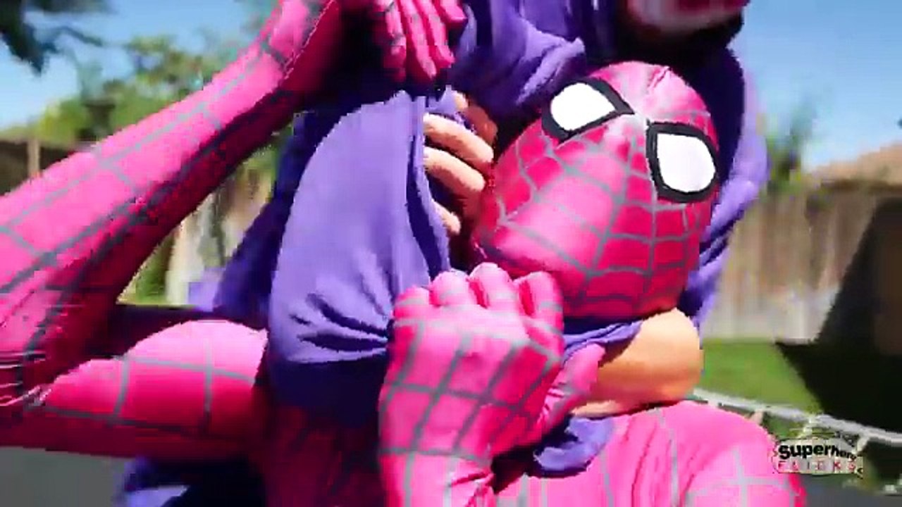 The Amazing Pink Spiderman vs Crazy Joker vs Bearded Joker Real Life  Superhero Movie - Vidéo Dailymotion