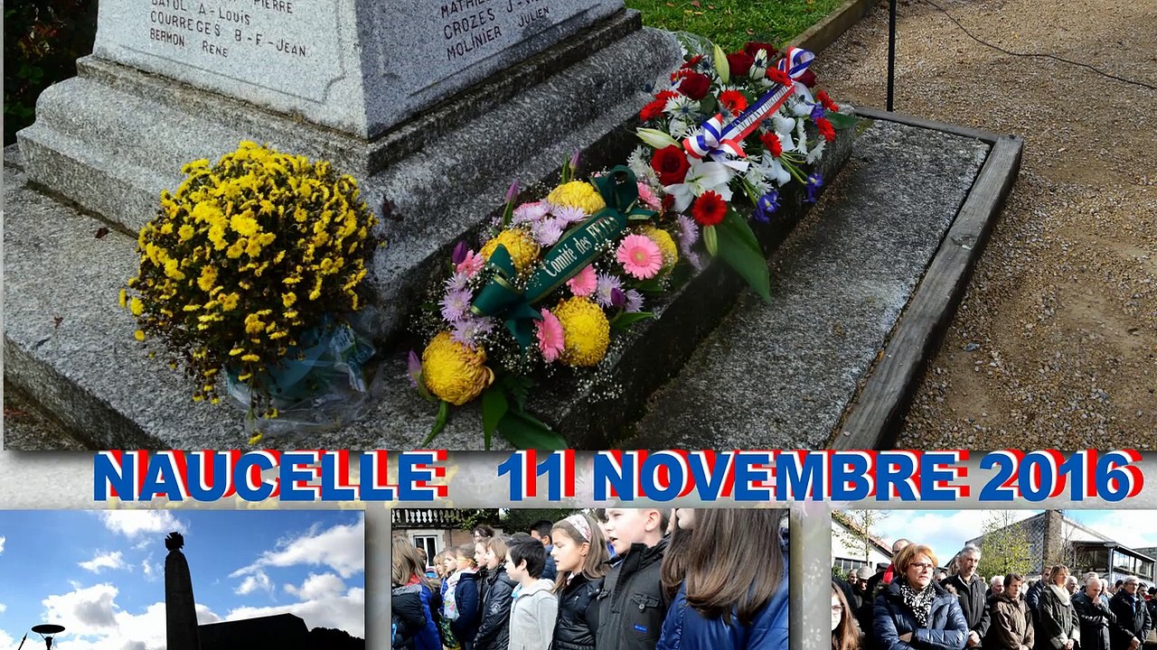 Naucelle 11 novembre 2016  La Marseillaise