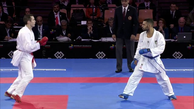 Male Kumite Bronze -75 Luigi Busa ITA V Thomas Scott USA 2016 WKF World Championships