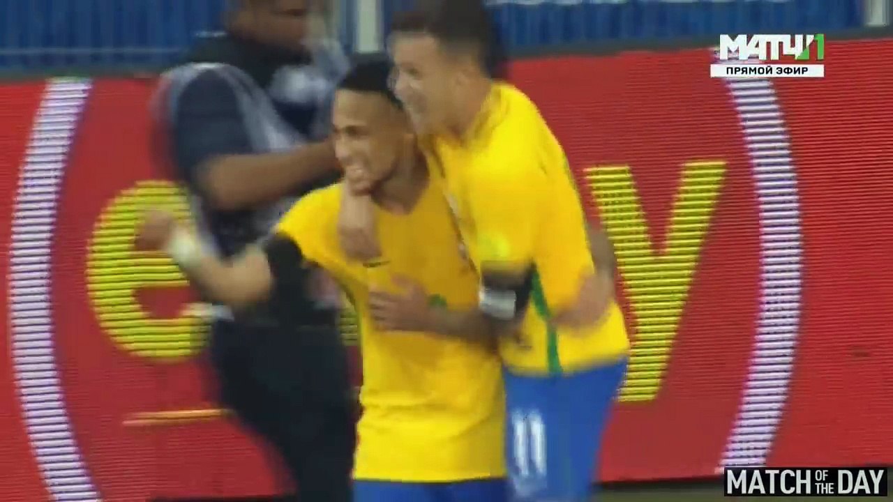 Neymar Goal - Brazil vs Argentina 3-0 - World Cup 2018 10_11_2016 HD