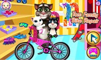 Talking Tom and Familly Bike Repair - Talking Tom Games (Kids Games & Kids Rhymes)