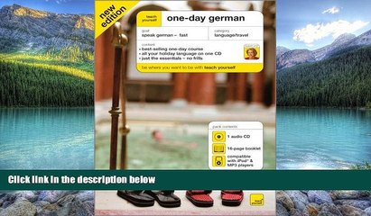 Big Deals  Teach Yourself One-Day German (TY: Language Guides)  Full Ebooks Best Seller