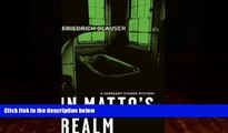 Big Deals  In Matto s Realm: A Sergeant Studer Mystery  Best Seller Books Most Wanted