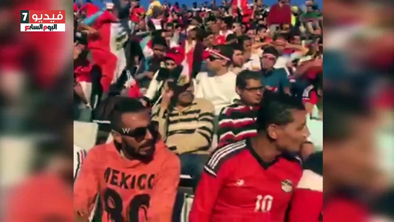 بالفيديو..شاهد الأجواء داخل استاد برج العرب قبل موقعة غانا