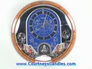 Seiko QXM137BRH Melodies in Motion Clock