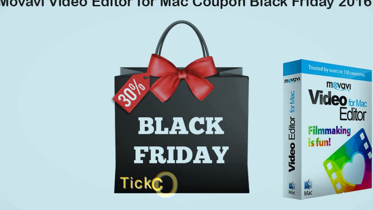 30% OFF Movavi Video Editor for Mac coupon Black Friday 2016