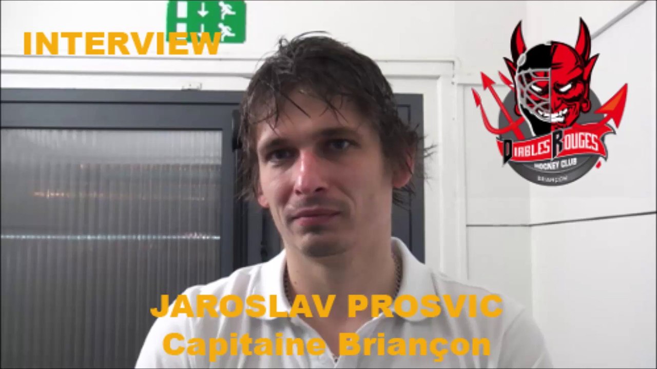HH Interview 2016-11-10 Jaroslav Prosvic Capitaine Diables Rouges Briançon - D1 - Clermont VS Briançon