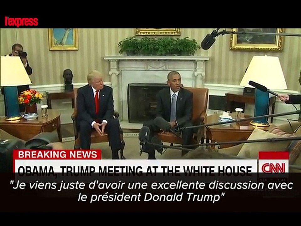 OBAMA , TRUMP Meeting