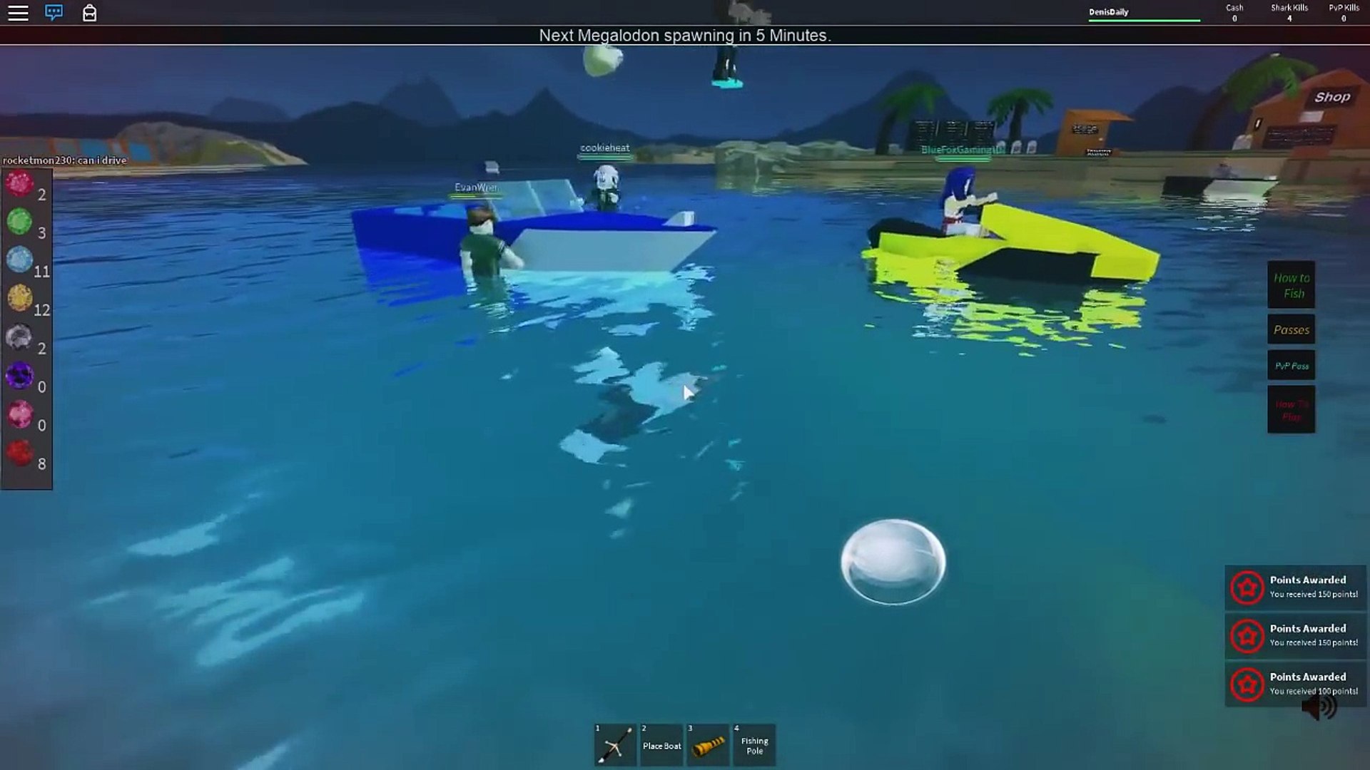 ⁣Roblox Adventures / Shark Attack! / Killing the Megalodon!! / Roblox Roleplay