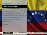 Venezuela: puntos alcanzados entre el gobierno y la oposición