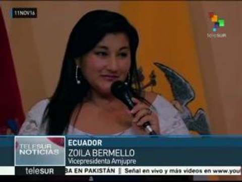 Ecuador: mujeres rurales discuten participación política en encuentro