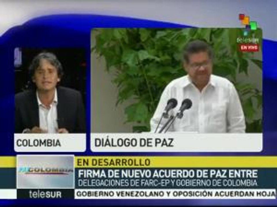 Colombia: sociedad civil festeja nuevo acuerdo de paz