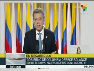 Colombia: Santos informa de los cambios en el acuerdo final de paz