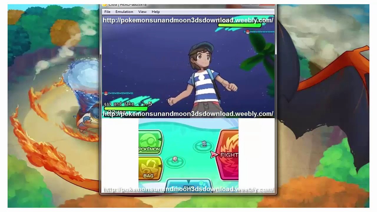 Pokemon Sun and Moon 3DS Rom Downloads + Emulator [CITRA BLEEDING EDGE]