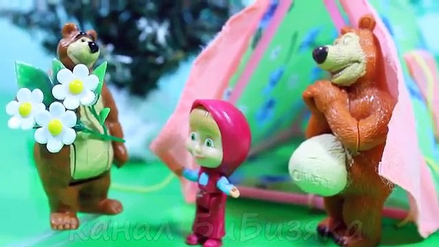 Маша и Медведь. Мультфильм Беременная медведица и Маша. Игрушки для детей. Игры для девочек