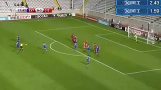 Constantinos Laifis Goal HD - Cyprus 1-0 Gibraltar - 13.11.2016 HD