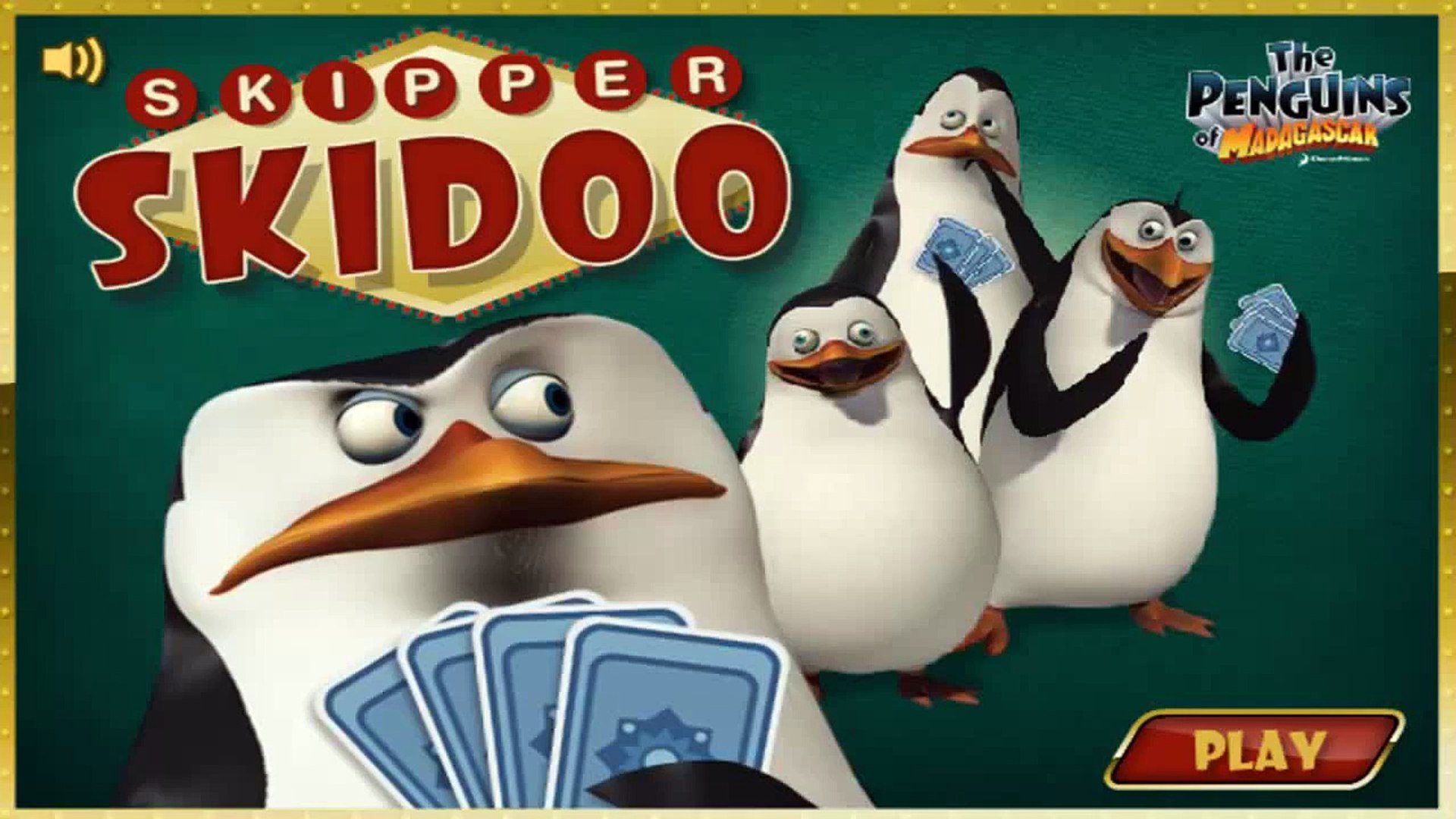 ⁣Пингвины из Мадагаскара new - Игра в Карты / The Penguins of Madagascar - Skipper Skidoo