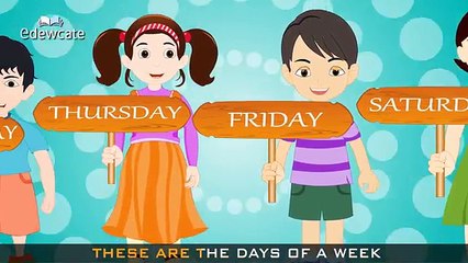 Edewcate english rhymes | Days of the Week Nursery Rhyme