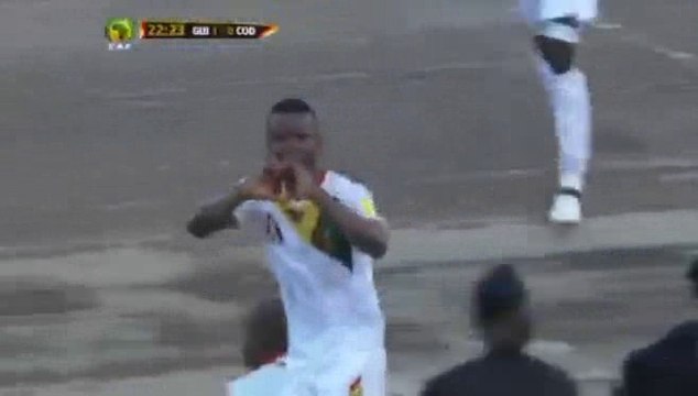 Seydouba Soumah Penalty Goal HD - Guinea 1-0 Congo DR 13.11.2016