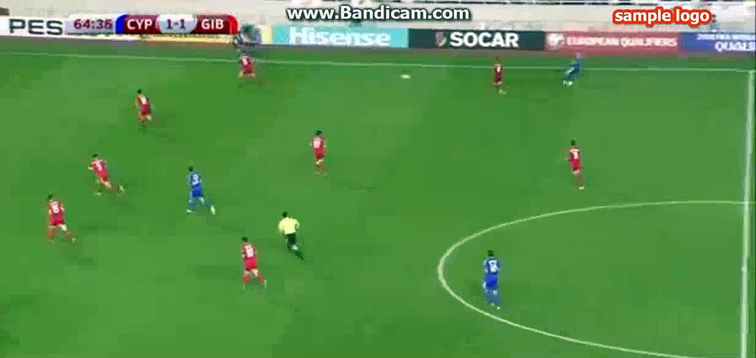 Pieros Sotiriou Goal HD - Cyprus 2 - 1 Gibralatar