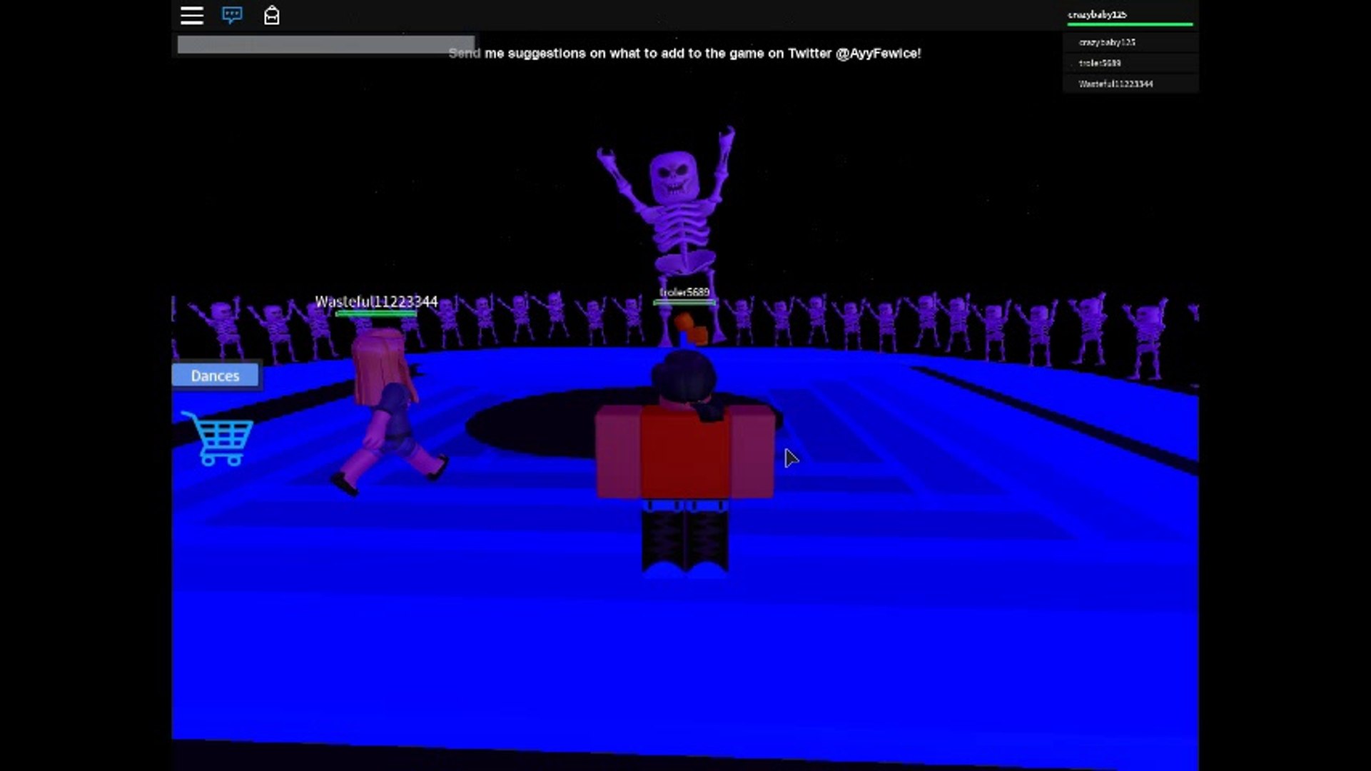 ⁣roblox dance party!
