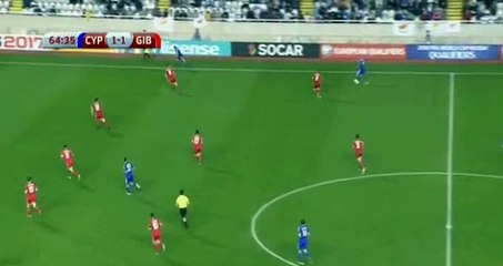Pieros Soteriou Goal HD - Cyprus 2 - 1 Gibraltar 13-11-2016 HD