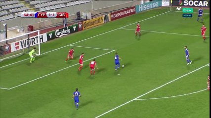 Pieros Soteriou Goal HD - Cyprus 2-1 Gibraltar -  13-11-2016