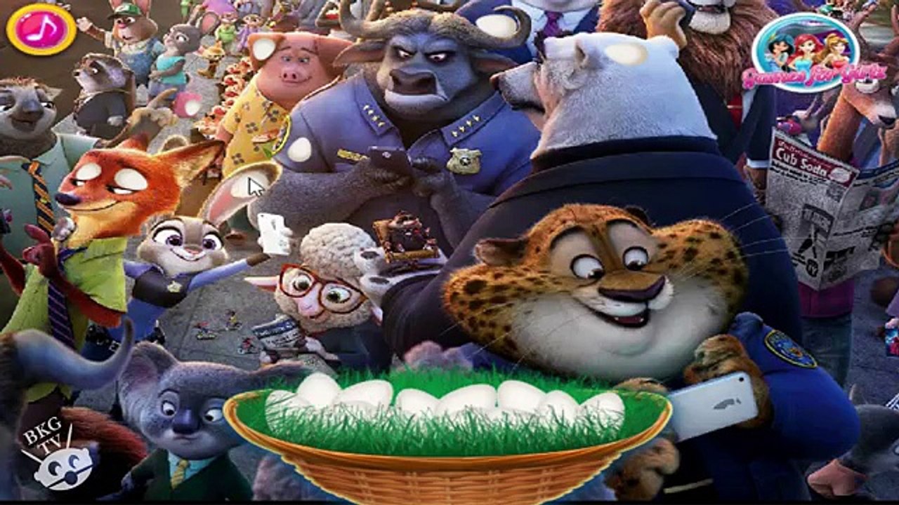 Disney Zootopia - Zootopia Easter Mission - Zootopia Games For Children and Babies