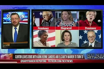 SHATTERED PARTY- CLINTON LEAVES DEMS WITH AGING BERNIE SANDERS AND ELIZABETH WARREN TO TURN TO .