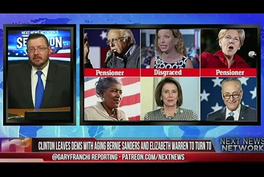 SHATTERED PARTY- CLINTON LEAVES DEMS WITH AGING BERNIE SANDERS AND ELIZABETH WARREN TO TURN TO .