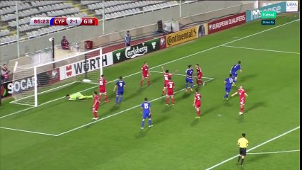 Valentinos Sielis Goal HD - Cyprus 3-1 Gibraltar -  13-11-2016