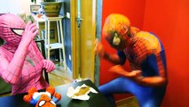 Spiderman vs Frozen Elsa Pranks! Spider-man w/ Cockroaches! Superhero Fun in Real Life :)