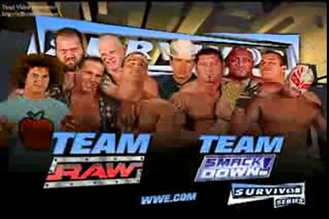 WWE Survivor Series 2005 Team Raw vs Team Smackdown Promo