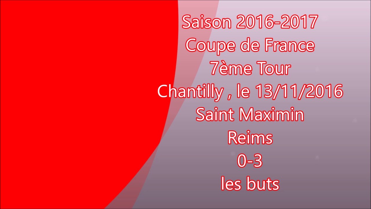16 CDFT7 SAINT MAXIMIN REIMS 0-3