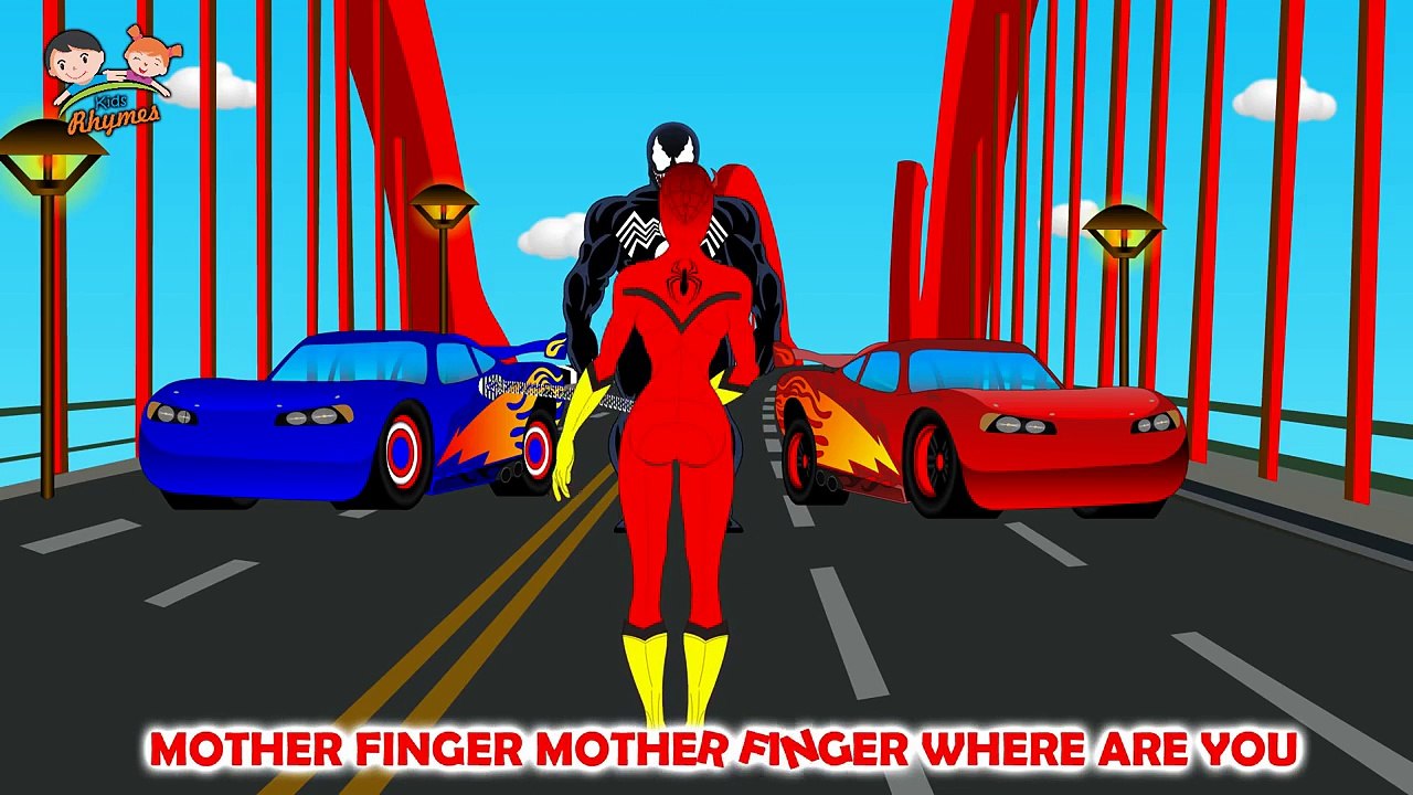 Spiderman vs Venom finger family Spider man finger family many more finger familys