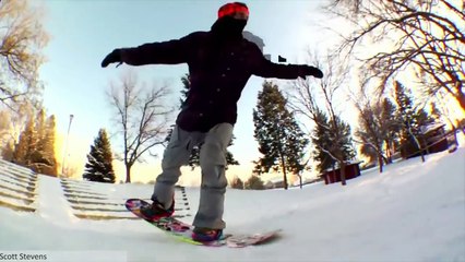 Best of snowboarding flat tricks