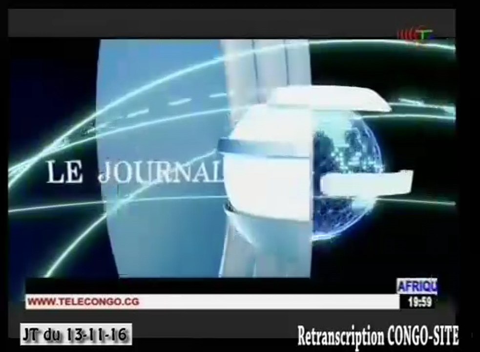 Journal de 20h TVCongo du dimanche 13 novembre 2016 -By Congo-Site