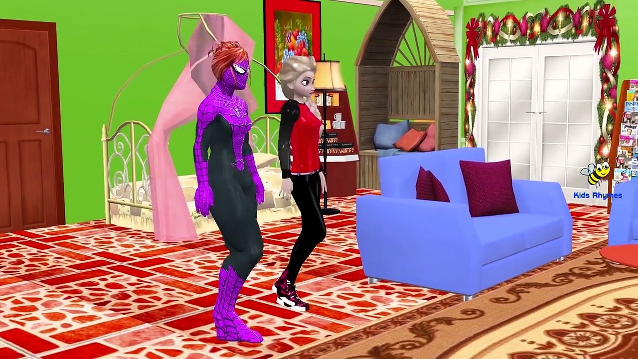 Spiderman Vs Gummy Gorilla Vs Hulk Vs Dinosaur Fight Finger Family Rhymes | Frozen Elsa Joker Prank