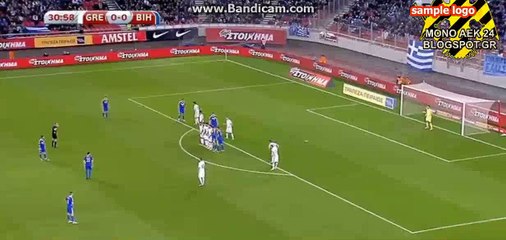 Miralem Pjanić Goal HD - Greece 0-1 Bosnia-Herzegovina - 13.11.2016 HD