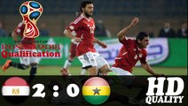 Egypt VS Ghana 2-0 Highlights (World Cup Qualif.) 13/11/2016