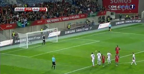 Cristiano Ronaldo Goal HD - Portugal 1-0 Letoni 13.11.2016 HD