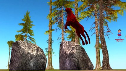 Finger Family Song Halloween Gorilla Dinosaur Elephant Lion Cartoon Finger Family Nursery Rhymes