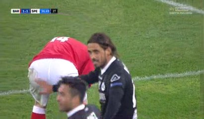 Matteo Fedele own goal - FC Bari 1-1 Spezia Calcio - (13/11/2016)