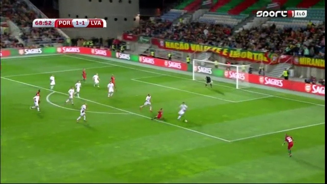 William Carvalho Goal HD - Portugal 2-1 Latvia - 13-11-2016