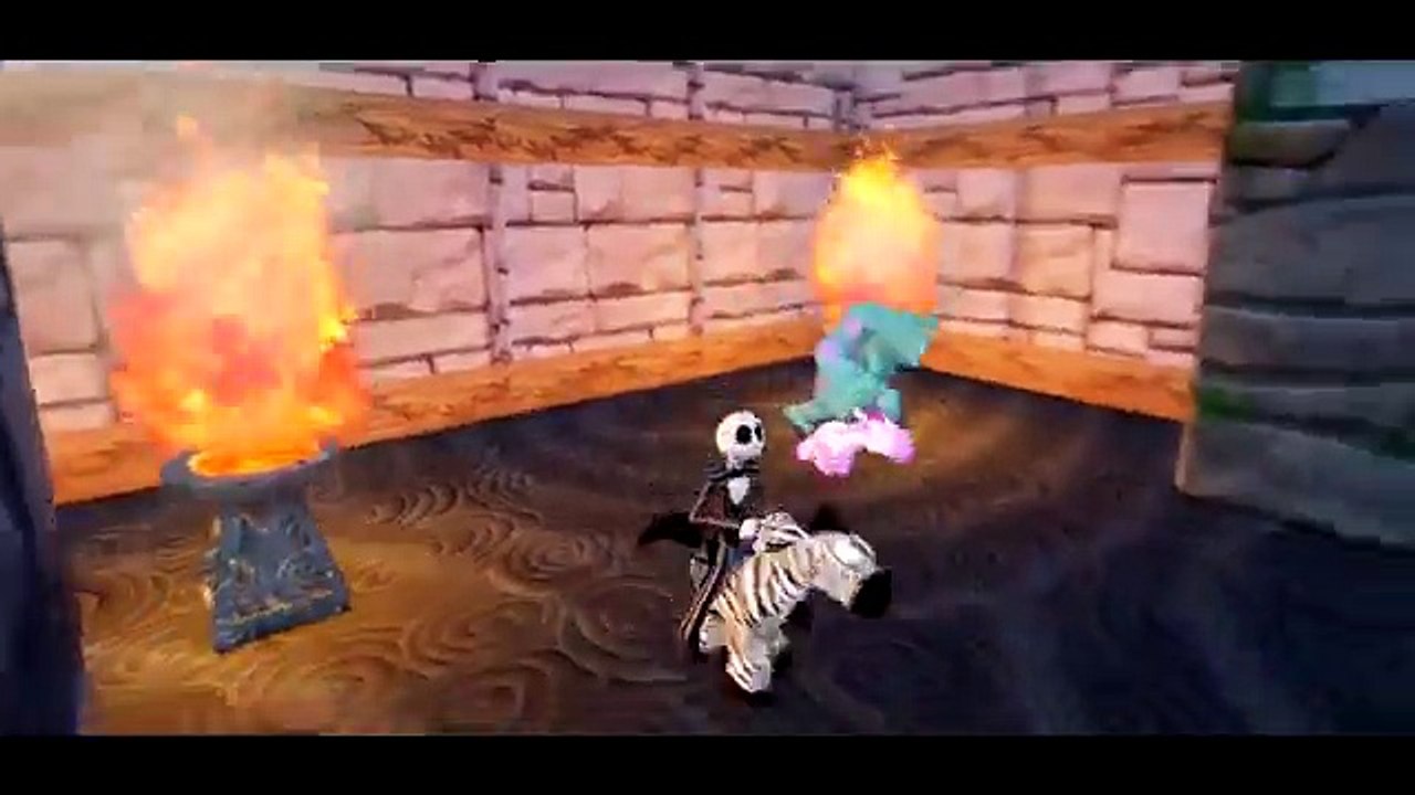 Хэлоуин Джек Скелетон & Железный Человек & Салли спасение Дональд Дака , мультик игра для детей