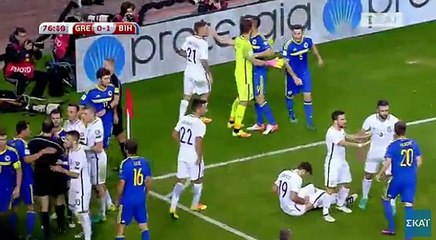 Επεισόδια παικτών Ελλάδα-Βοσνία
