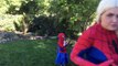 Unicorn Stuck Inside Elsas Head vs Joker Prank Fun Superhero Kids In Real Life In 4K
