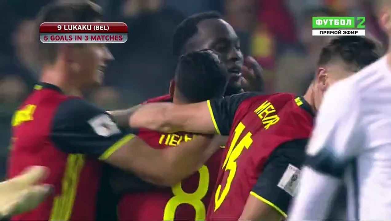 8-1 Romelu Lukaku  Goal FIFA  WC Qualification UEFA  Group H - 13.11.2016 Belgium 8-1 Estonia