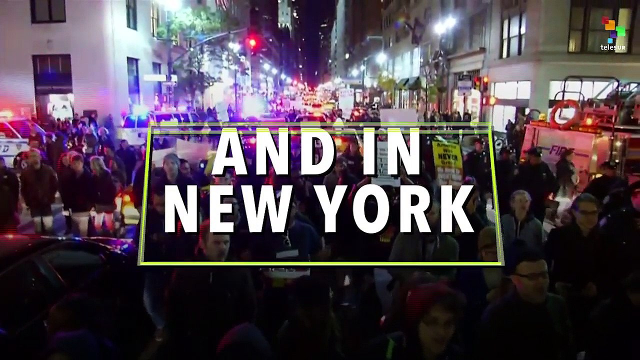 Massive Nationwide Anti-Trump Protest